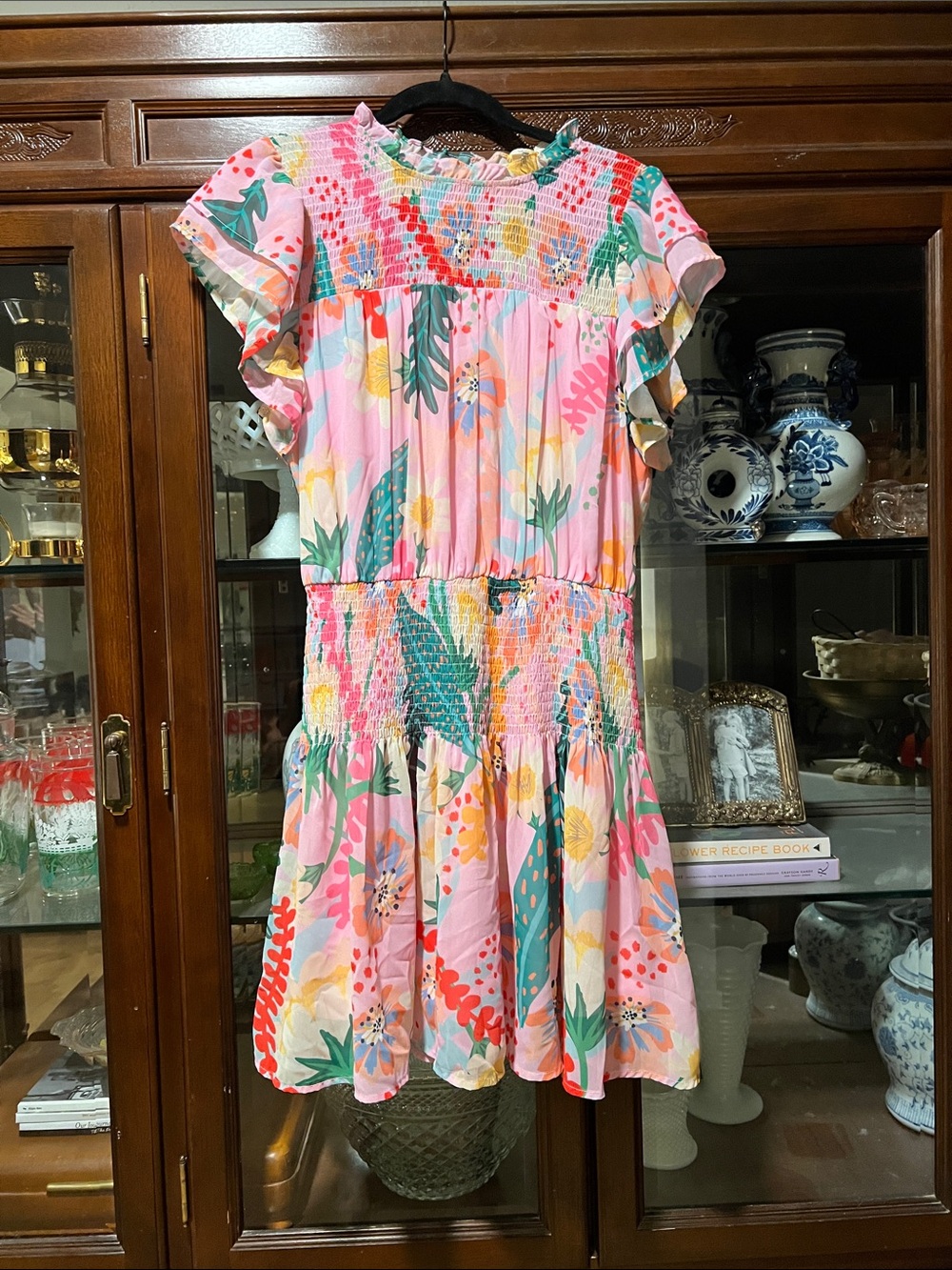 Entro smocked waist dress